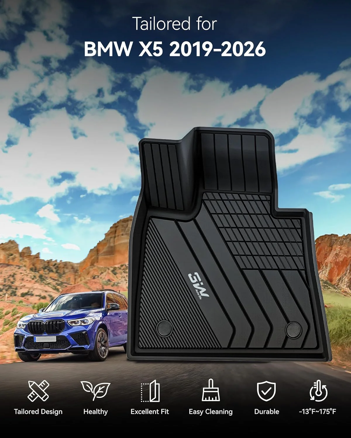 دعاسات سيارة بي ام دبليو X5 موديل 2026-2019 - Image 2