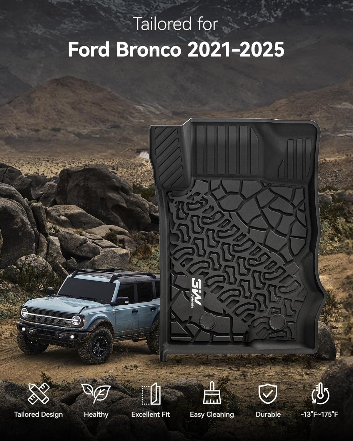 دعاسات سيارة فورد برونكو موديل 2021-2026 - Image 2